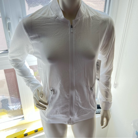 Lululemon Seamless Training Jacket White - Picture 6 of 9